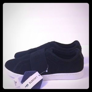 lacoste slip on shoes womens